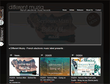 Tablet Screenshot of different-muziq.com